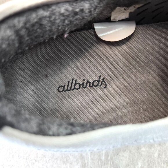 Allbirds Slip On Comfort Sneakers 9.5 White Stretch Mesh Athletic Sporty Shoes - Picture 11 of 12